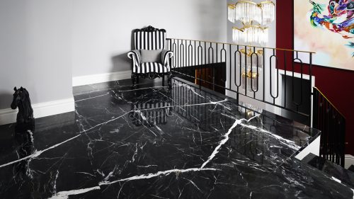 Acarkent Villa																						 House Flooring								 Black Diamond Aegean White							
														