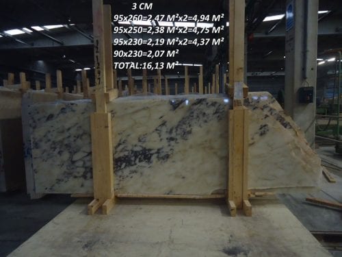 Violet White Natural Stone Marble