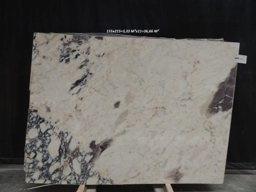 Violet White Natural Stone Marble