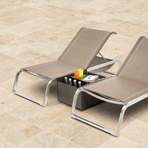 Classic Light French Pattern Tumbled Travertine Antique Collection